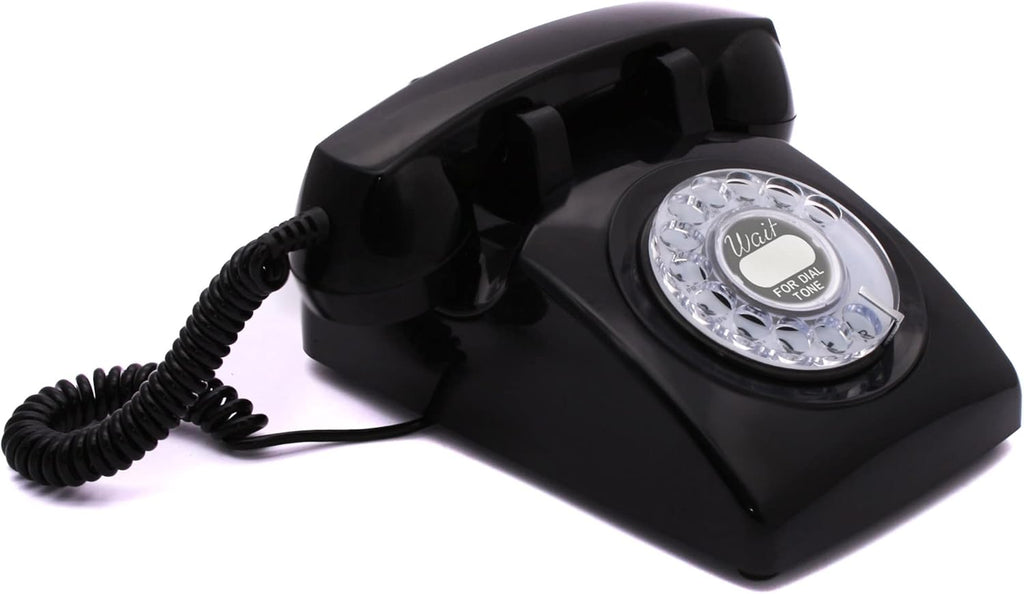 White Rotary Dial Telephone L6145
