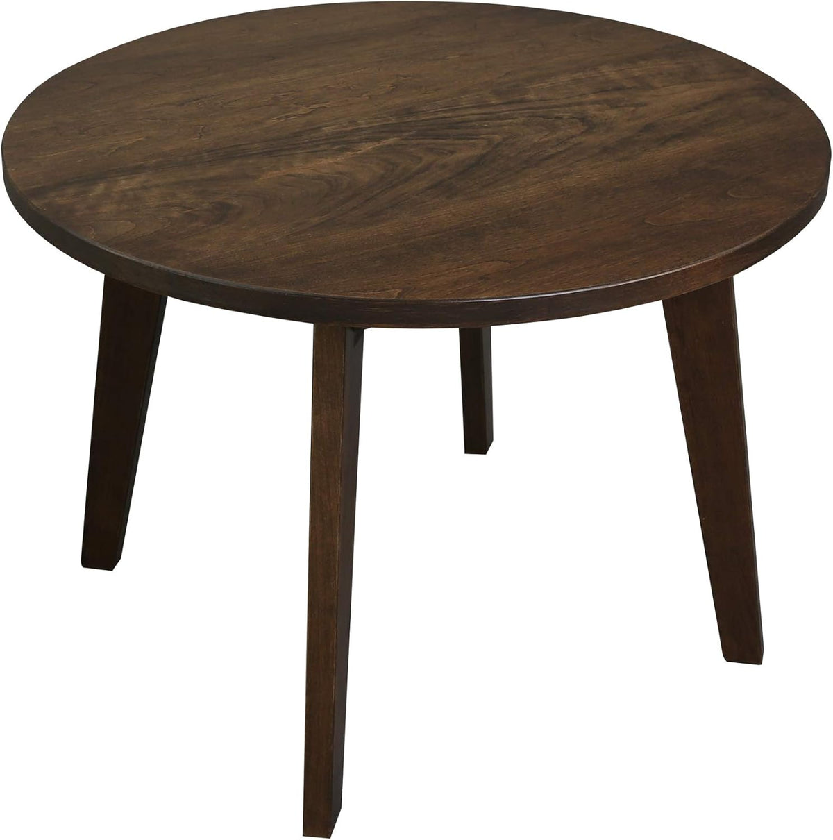 24 Round Solid Wood Coffee Table Antique Cherry G93575