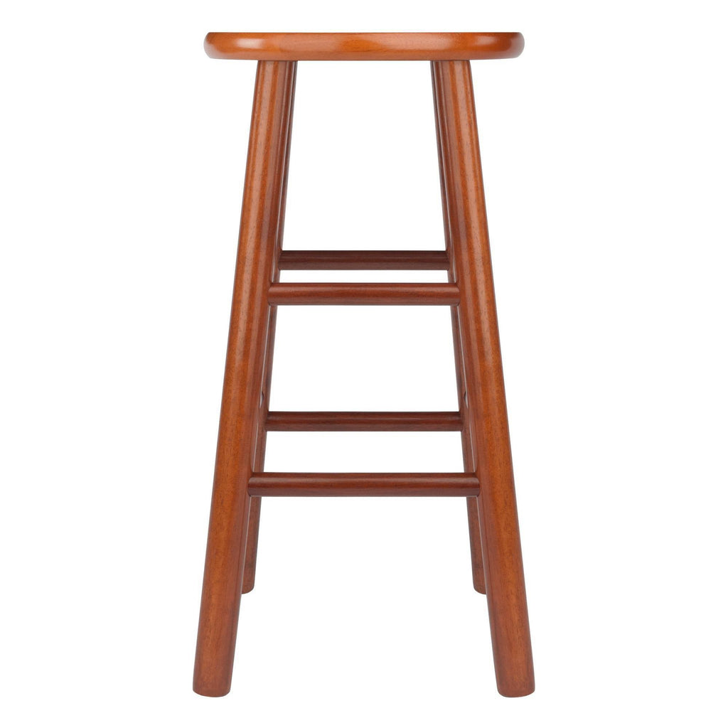Cherry 24x22 Stool with Beveled Seat, Set of 2 H624268