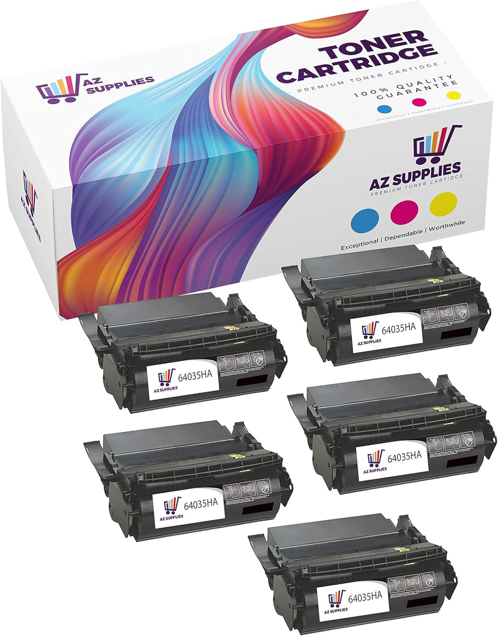 Black Toner Cartridge 5 Packs W177