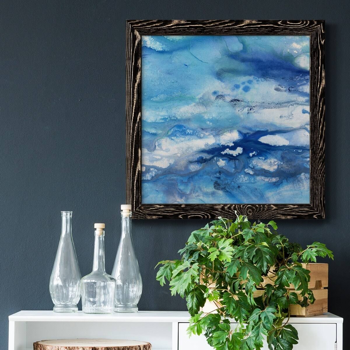 Framed Canvas 20x20 White S8777