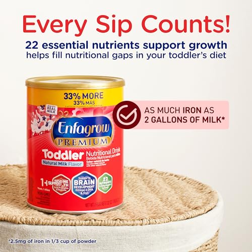 Toddler Nutritional Drink, Non-GMO Milk Powder, 24 Oz F878361