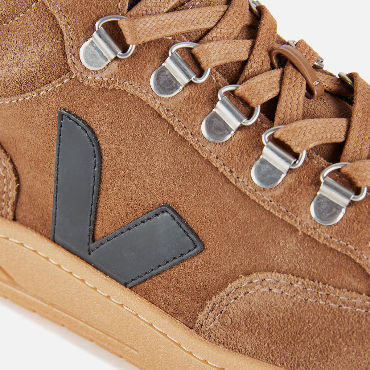 Suede Brown Black High Top Trainers W74448