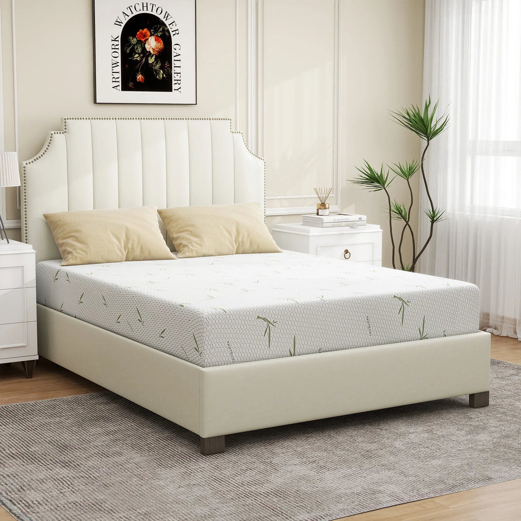 Twin Size Memory Foam Mattress with Cover C1445