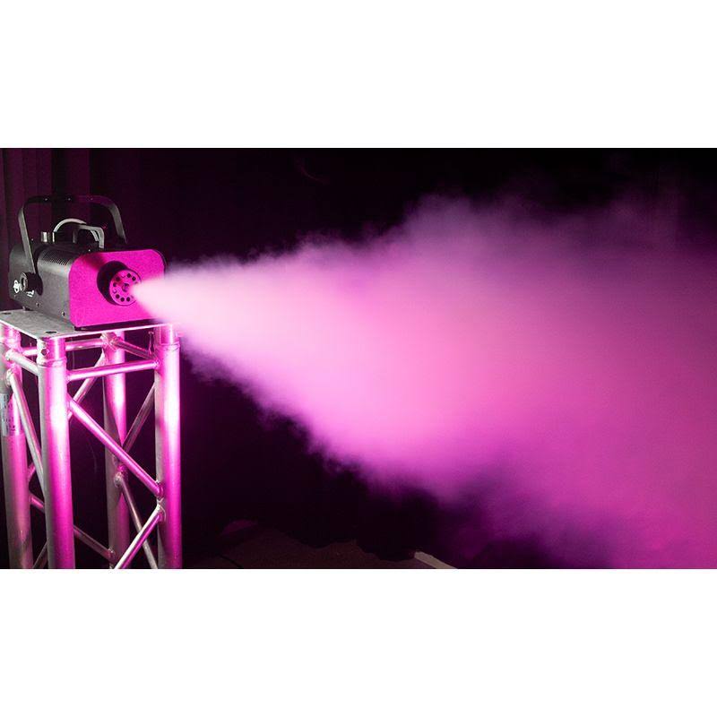 Black 1000 W Mobile Fog Machine with Wireless Remote Control O177