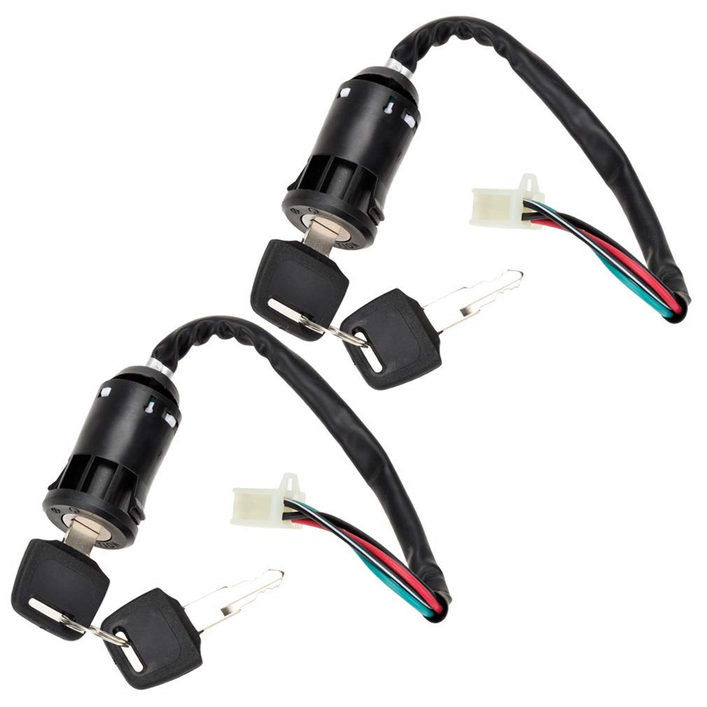 4 Wire Pin Ignition Key Switch Set for 50cc 70cc 90cc 110cc 125cc 150cc Dirt Bike ATV Quad Scooter R23738