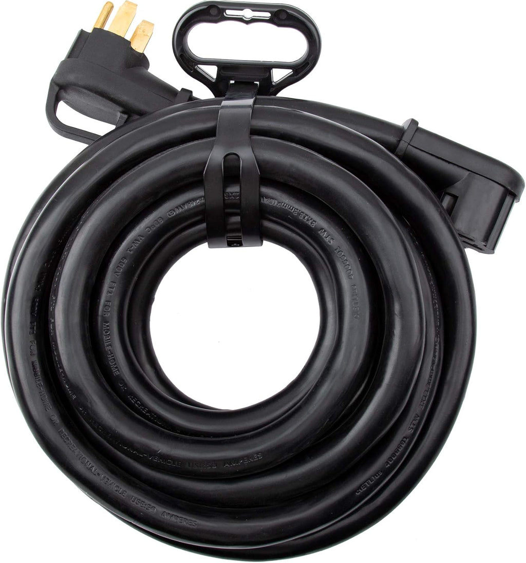 50 AMP RV Extension Cord 15 ft with Carry Strap R6366