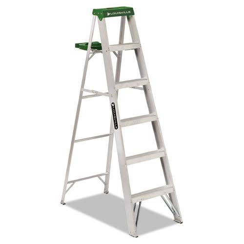 6 ft Aluminum Folding Step Ladder D6299