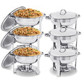 5 Qt Stainless Steel Chafing Dish Set of 2 H23796
