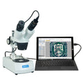 20X-40X Stereo Microscope with Dual Lights and 5MP USB Camera O614