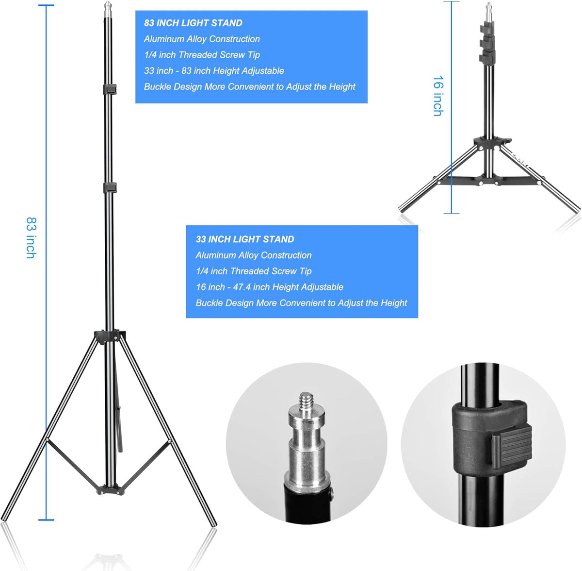 1575W 5500K Photo Video Studio Continuous Reflector Lights K505