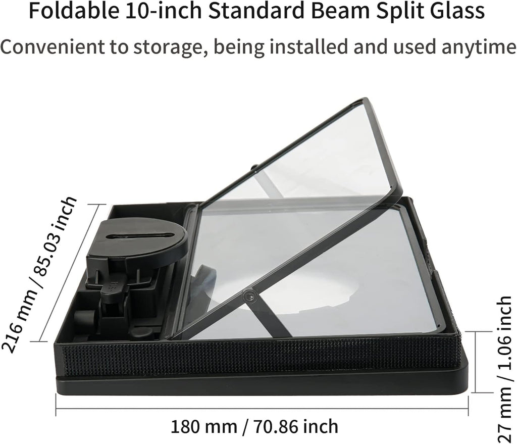 10 Folding Teleprompter for DSLR Smartphone and Tablet R6700