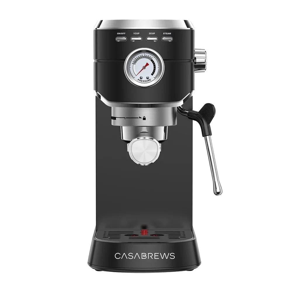 20 Bar Espresso Machine with Milk Frother Steam Wand, Stainless Steel Z46301
