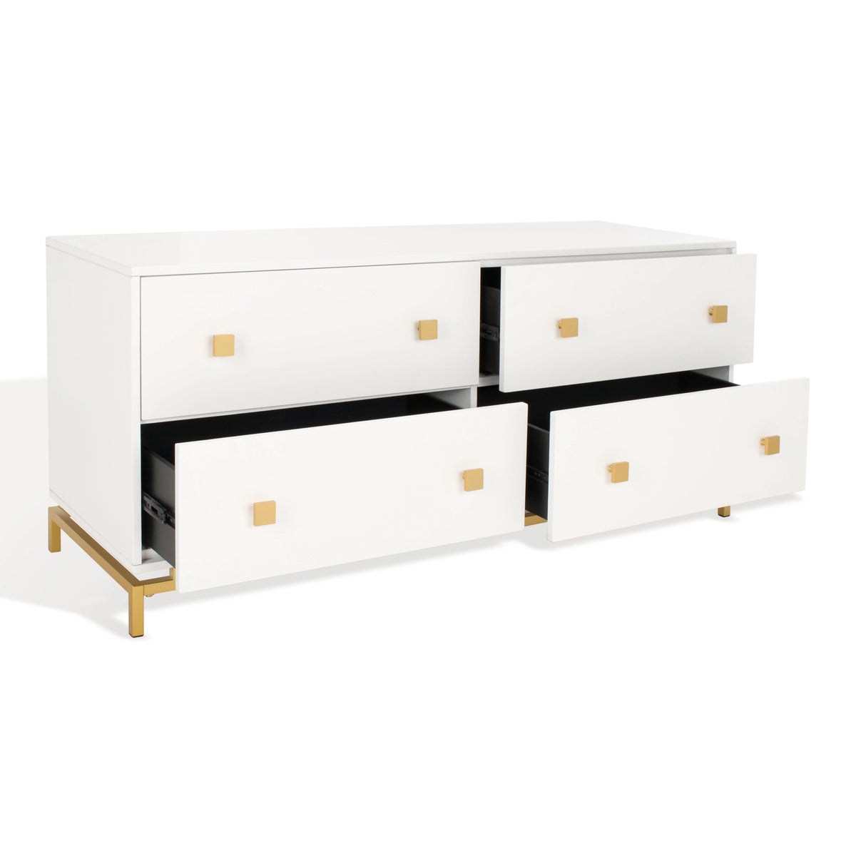 White 4-Drawer Dresser N89877