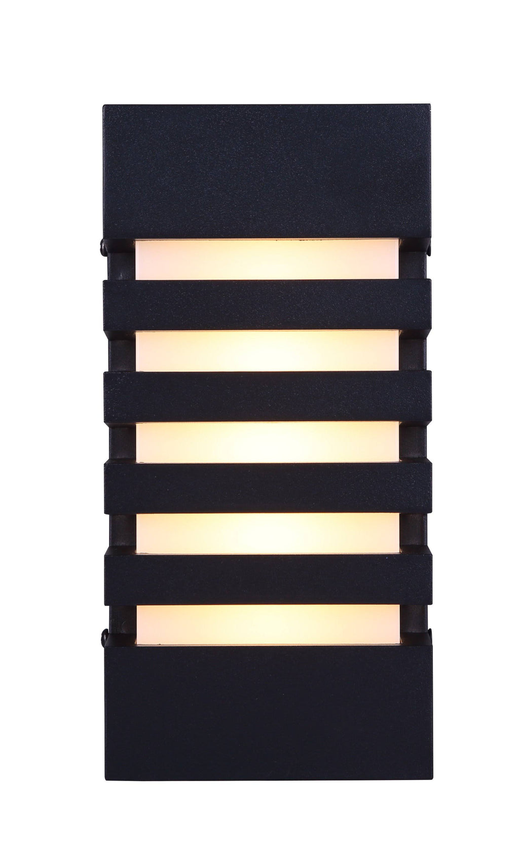 Black LED Outdoor Wall Light L594