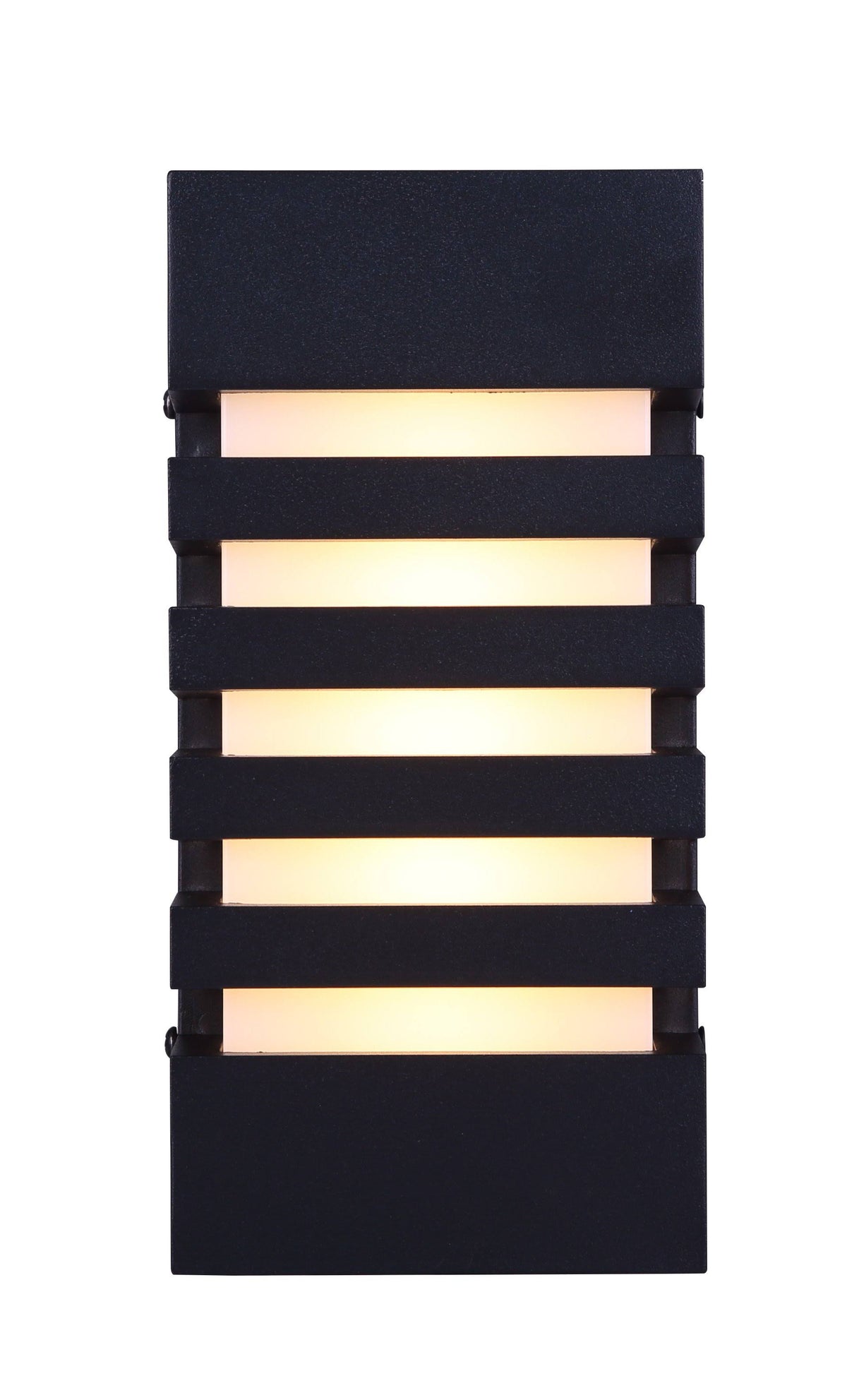 Black LED Outdoor Wall Light L594