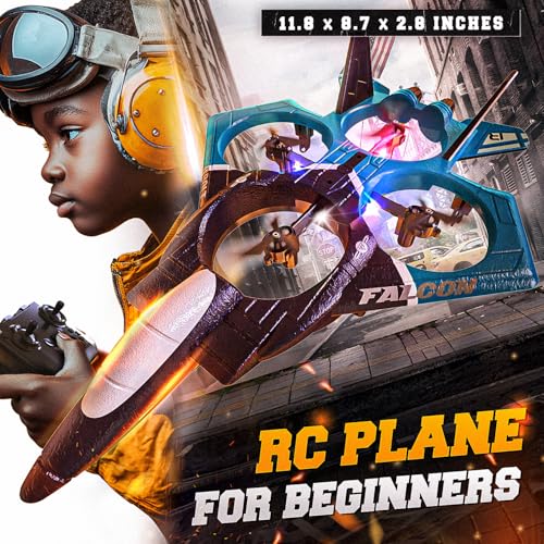 RC Airplane with LED Lights S49512