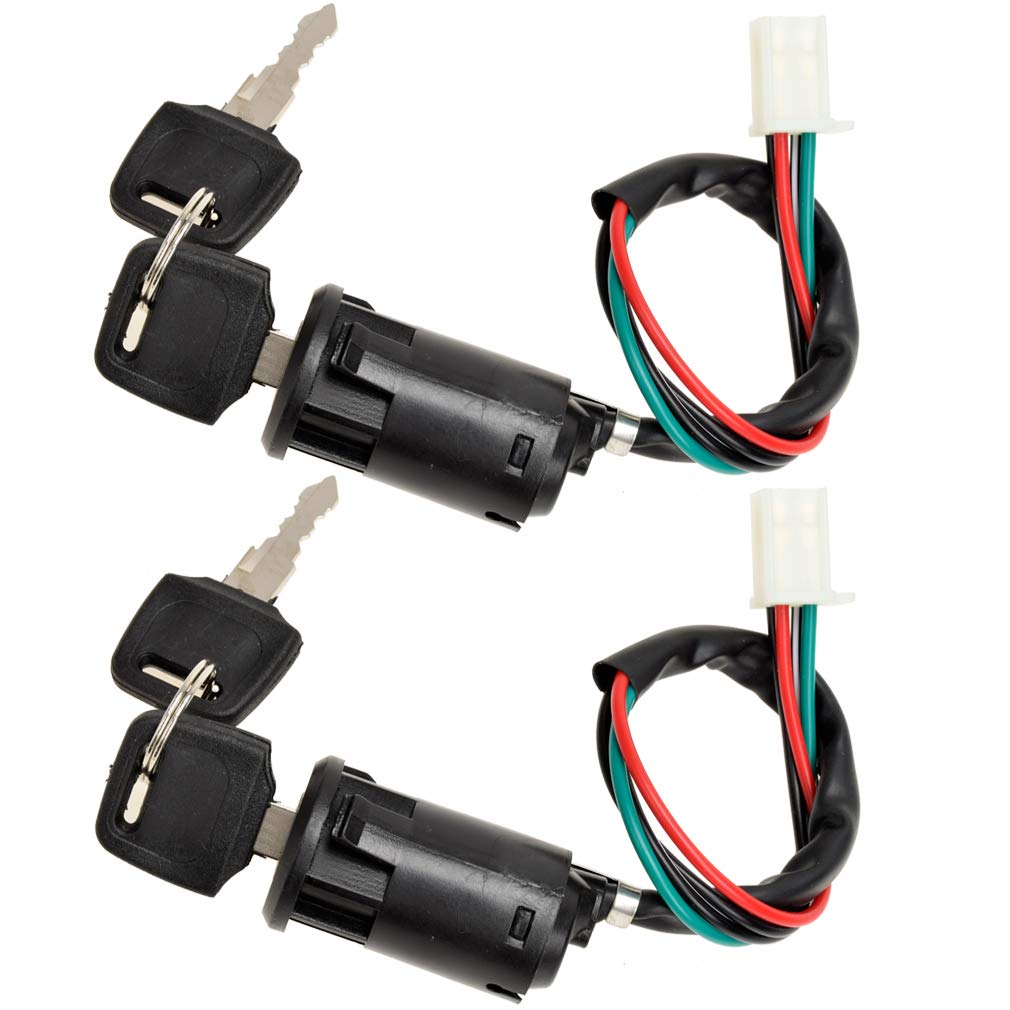 4 Wire Pin Ignition Key Switch Set for 50cc 70cc 90cc 110cc 125cc 150cc Dirt Bike ATV Quad Scooter R23738