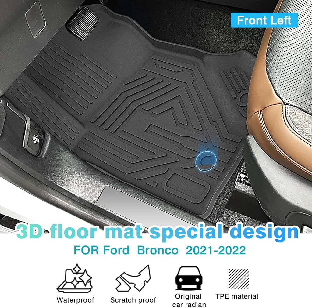 All Weather Floor Liners 1st & 2nd Row 3D TPE B485