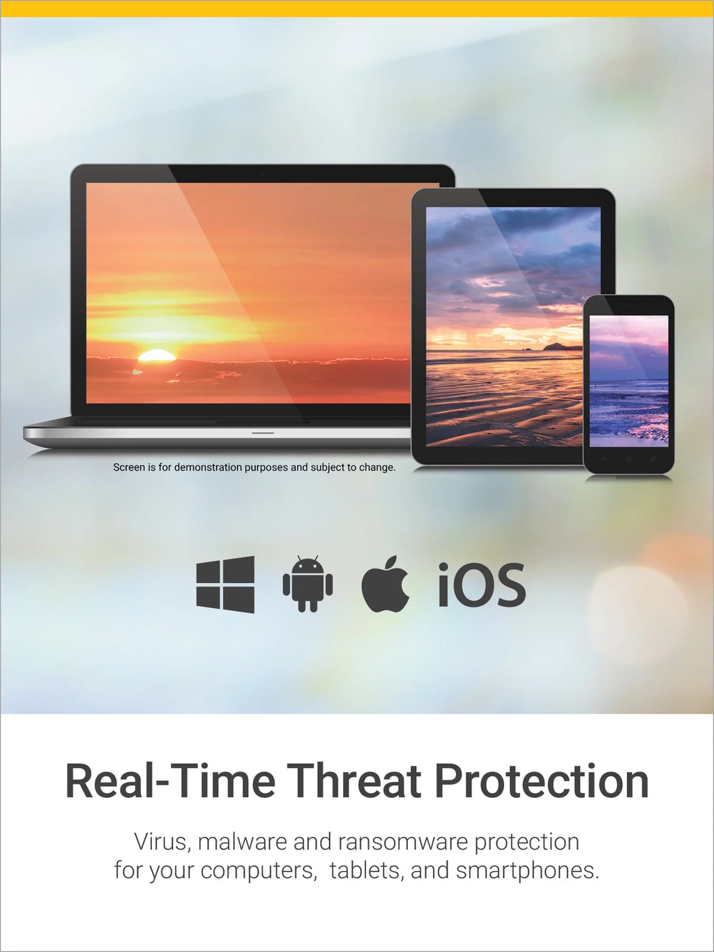 Antivirus Software for 5 Devices, 1 Year Subscription M574239