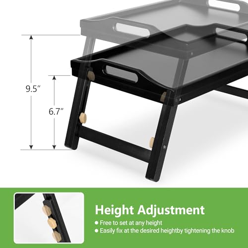 Bamboo Breakfast Bed Tray with Folding Legs I93202