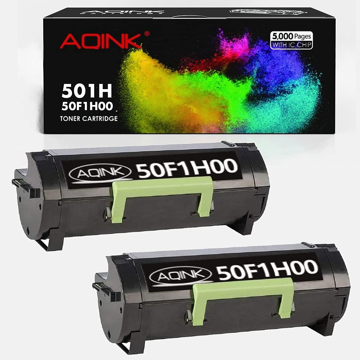 Remanufactured Black Toner Cartridge 2-Pack N156