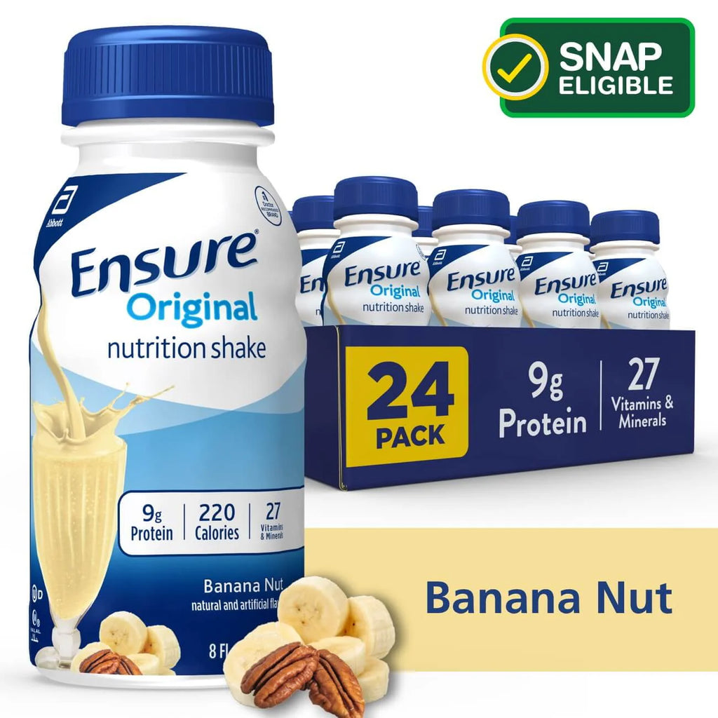 Banana Nut Meal Replacement Nutrition Shake 8 fl oz 24 Count T469236