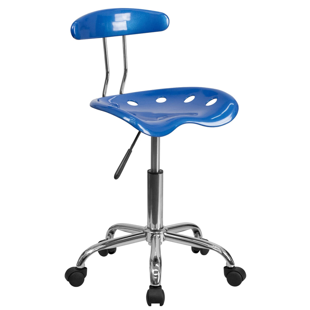 Pink Adjustable Swivel Chair with Tractor Seat U297