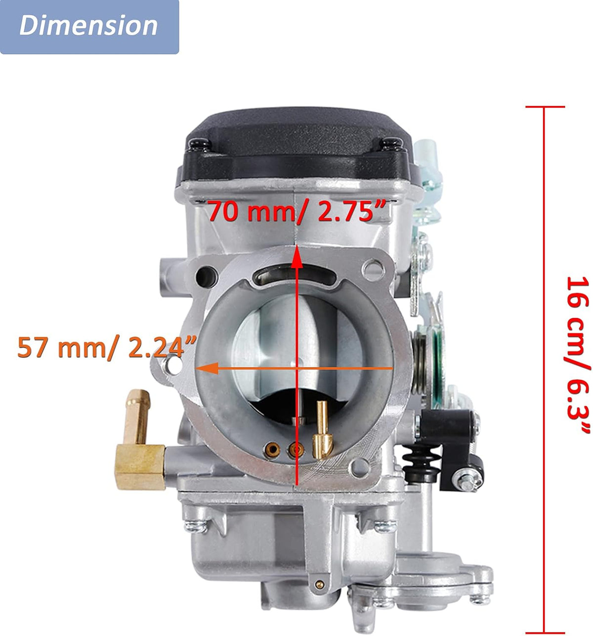 CV40 Carburetor for Harley Davidson HD Sportster XL883 XL1200 Softail Touring Dyna FXR Road King Carb with Fuel Filter 2 Spark Plugs Brush Set Jets Q50554