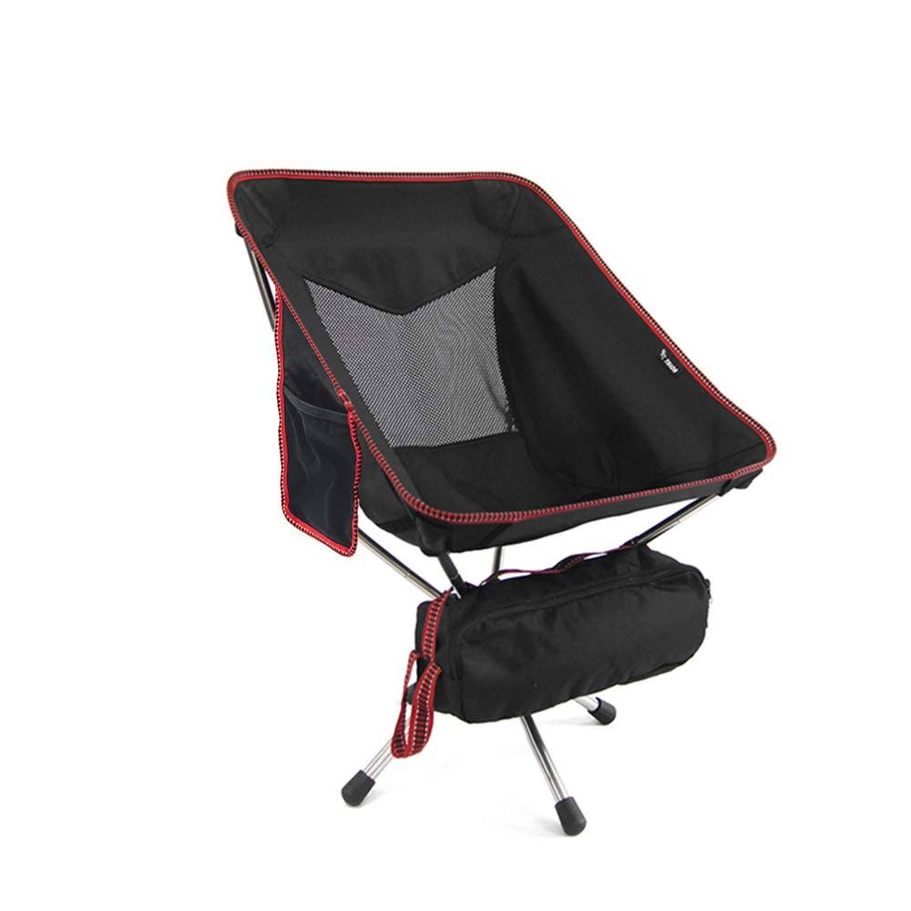 Camping Folding Chair with 360-Degree Swivel Y375