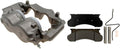 Front Passenger Side Disc Brake Caliper Assembly with Semi-Metallic Pads Q449