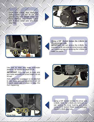 6x22 A-Arm Lift Complete Kit for Club Car Precedent Golf Carts J395735