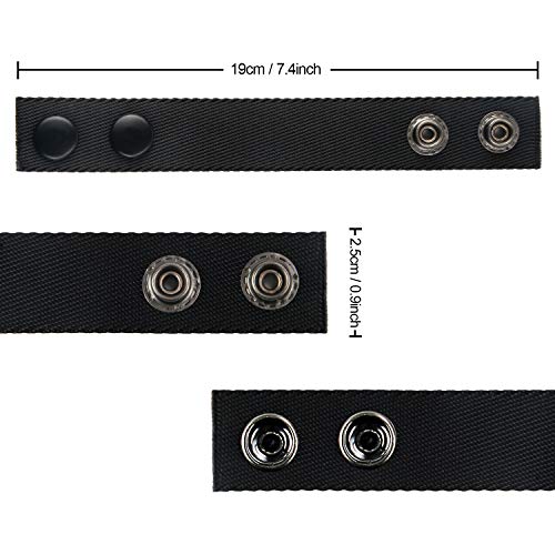 Nylon Belt Keeper with Double Snaps Q949