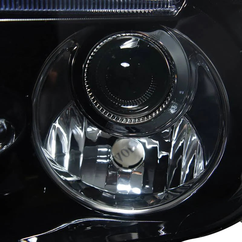 Gloss Black Halo Projector Headlights F1270