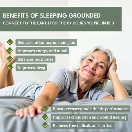 10% Silver & 90% Organic Cotton Grounding Sheet Y30207