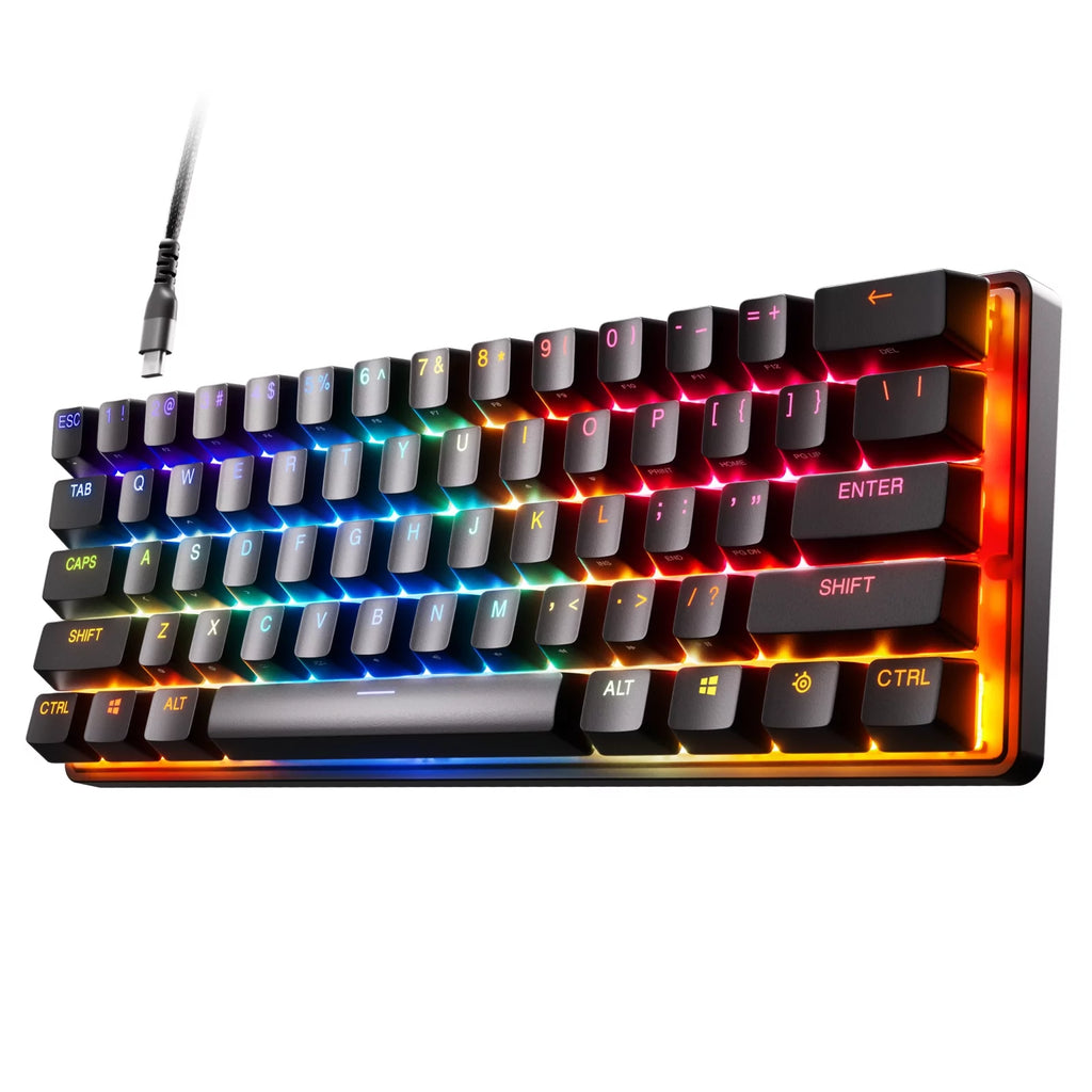 Wired 60% Gaming Keyboard with RGB Lighting - Black S82086