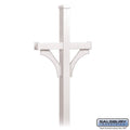 White 2 Sided In-Ground Mailbox Post H560663