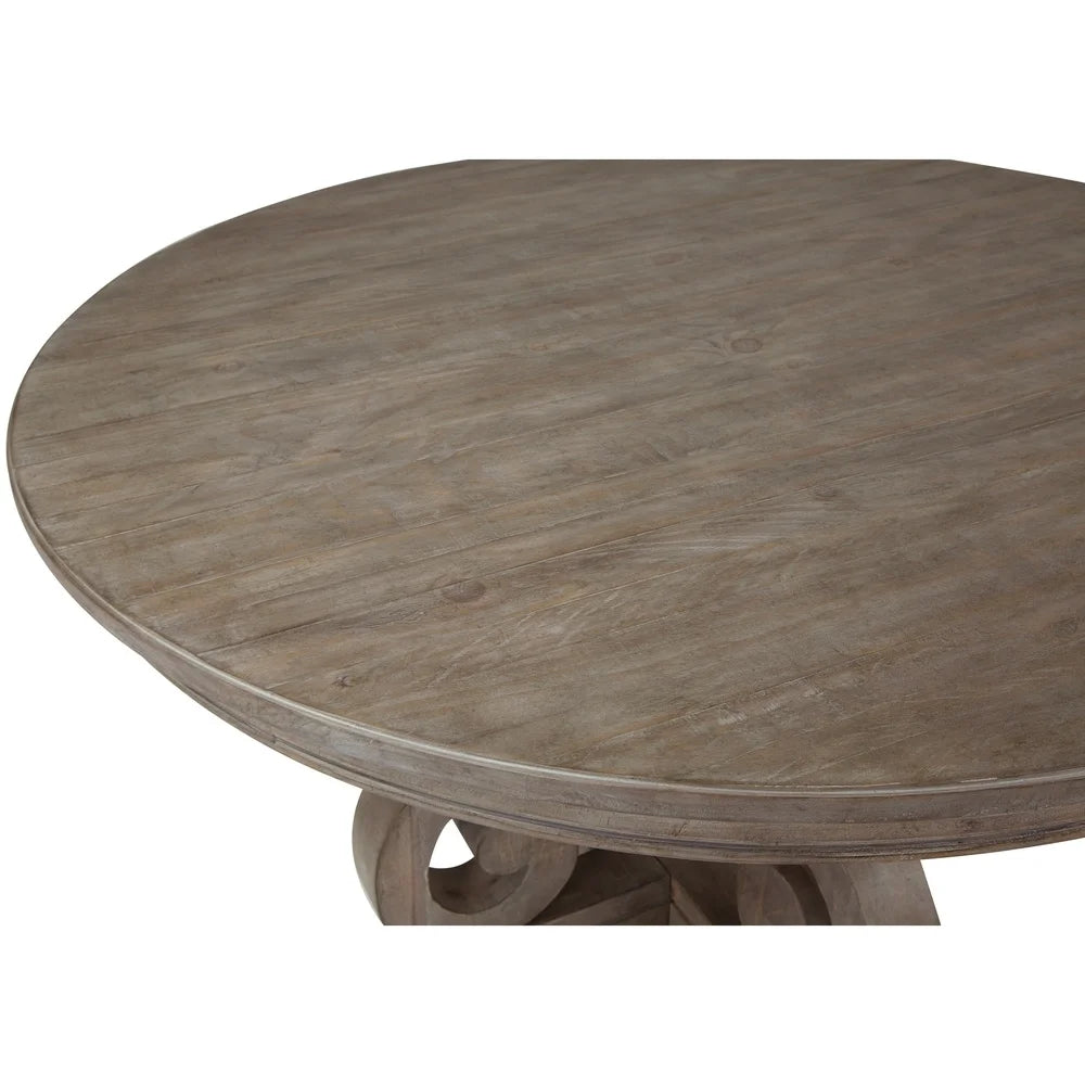 Dove Tail Grey Round Dining Table M7826