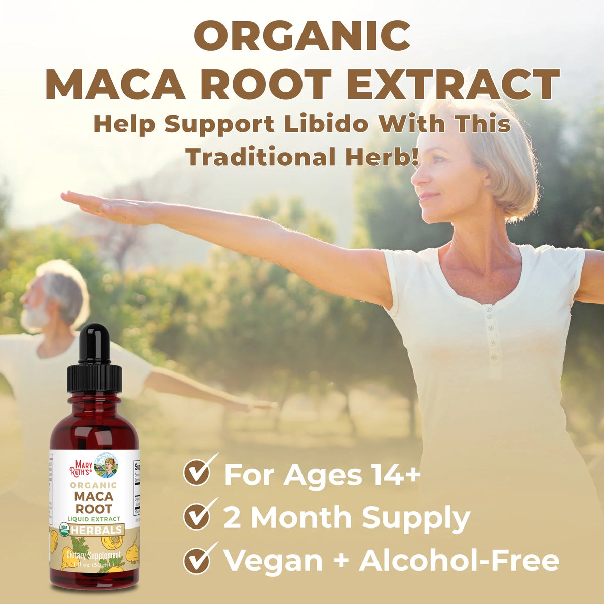 USDA Organic Maca Root Liquid Drops 1 fl oz Y962223