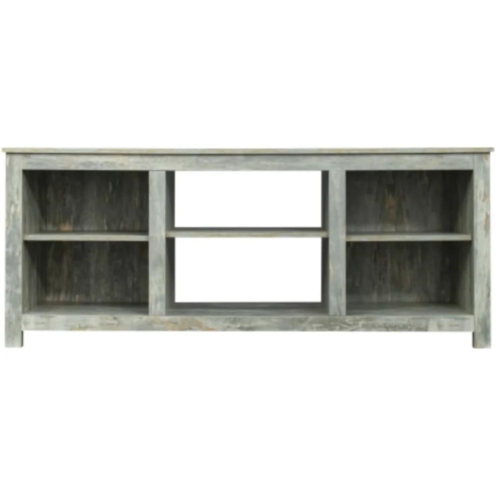 TV Station Furniture with 4 Storage Compartments and 1 Storage Cabinet Q31354
