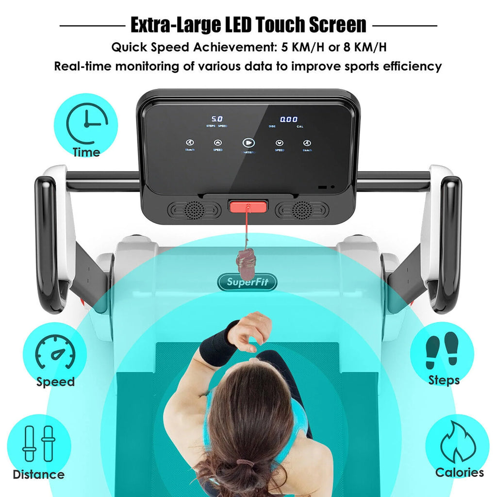 2.25HP Folding Electric Treadmill J27116