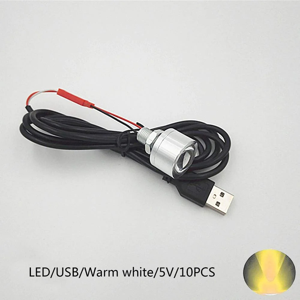 10 PCS Warm White 5V LED Light Source V62245