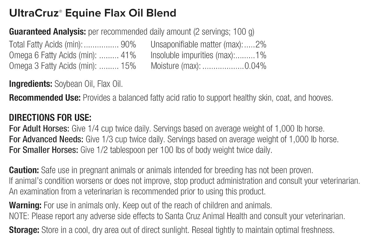Flax Oil Blend Supplement, 4 x 1 Gallon H356