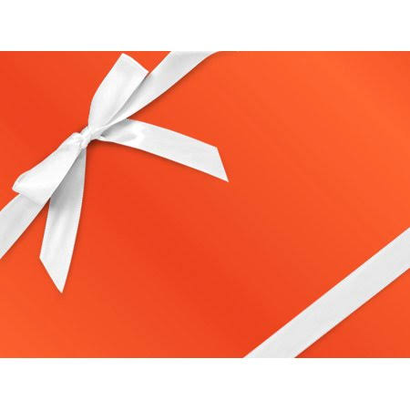 Burnt Orange Metallized Gift Wrap U102