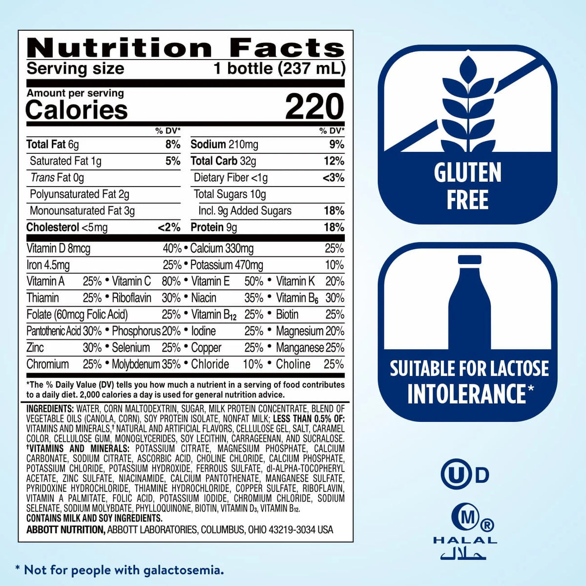 Banana Nut Meal Replacement Nutrition Shake 8 fl oz 24 Count T469236