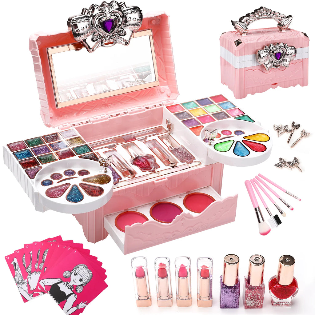 90 Pcs Washable Kids Makeup Kit N38911