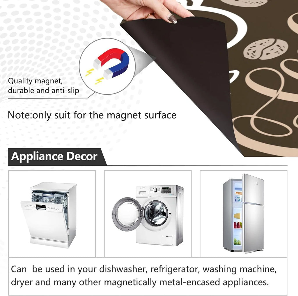 Coffee Cup Dishwasher Magnet Cover 23" x 26" E15893