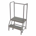 2 Step Aluminum Rolling Ladder U24665
