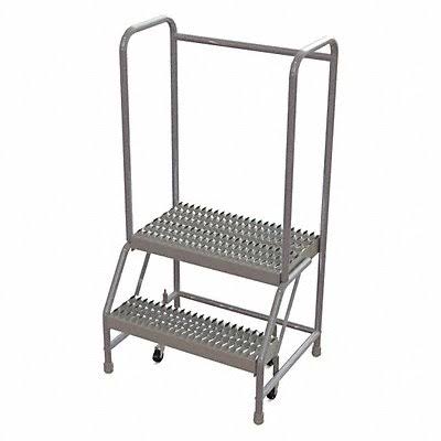 2 Step Aluminum Rolling Ladder U24665