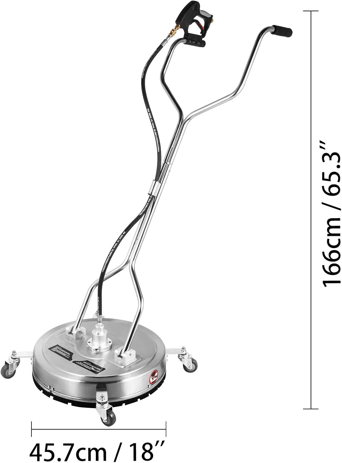 18 inch Stainless Steel Surface Cleaner with 3 Nozzle N869